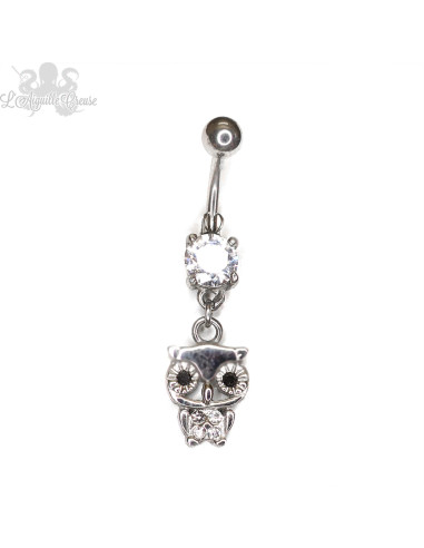 Bijou de nombril hibou