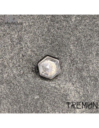 'Amelia' Tremun en titane & labradorite , pour 1 ou 1.2 mm