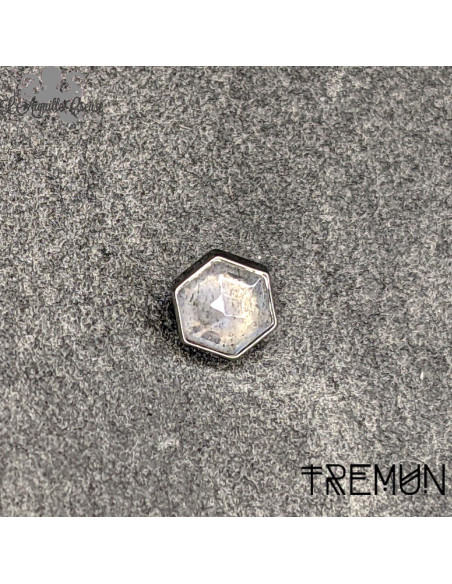 'Amelia' Tremun en titane & labradorite , pour 1 ou 1.2 mm