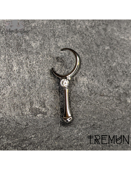 'Moon Scepter' Tremun en titane , pour 1 ou 1.2 mm