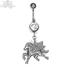 Bijou de nombril cheval ailé