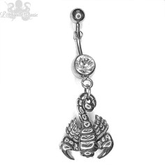 Bijou de nombril scorpion