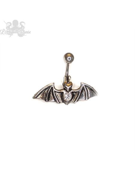 Bijou de nombril chauve-souris fantaisie