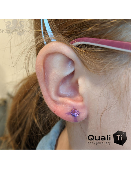 Accessoire QualiTi Coquillage en titane - pour 1 ou 1.2 mm