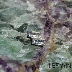 'Doble' Tremun en titane & zircons , pour 1 ou 1.2 mm