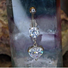 Bijou de nombril coeur