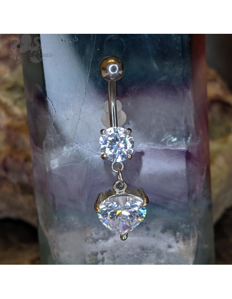 Bijou de nombril coeur