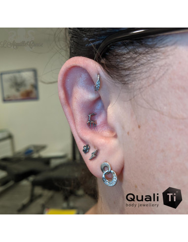 Cerf QualiTi en titane , pour 1 ou 1.2 mm