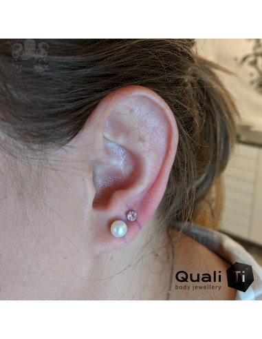 Zircon griffé QualiTi en titane - pour 1 ou 1.2 mm