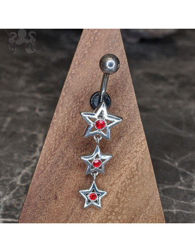 Bijou de nombril étoiles