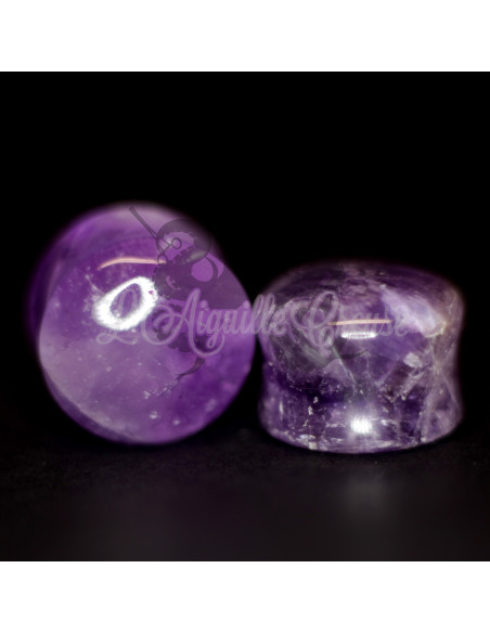 Paire de plugs en Améthyste  - Diablo Organics