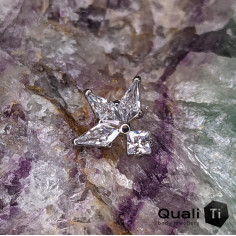'Monocot' QualiTi en titane et zircons- pour 1 ou 1.2 mm 2