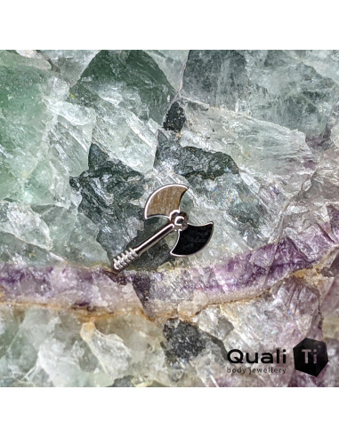 'Battle axe' QualiTi en titane - pour 1 ou 1.2 mm