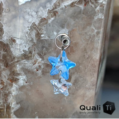 Charme en titane et zircons premiums - QualiTi