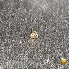 VAHL en or jaune 14 carats Threadless - Karma 2