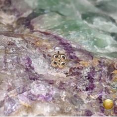 JARA en or jaune 14 carats Threadless - Karma