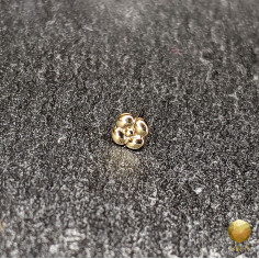 JARA en or jaune 14 carats Threadless - Karma 2