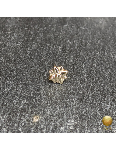 VERNA en or jaune 14 carats Threadless - Karma