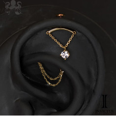 Accessoire en or 14 carats  Threadless - Invictus