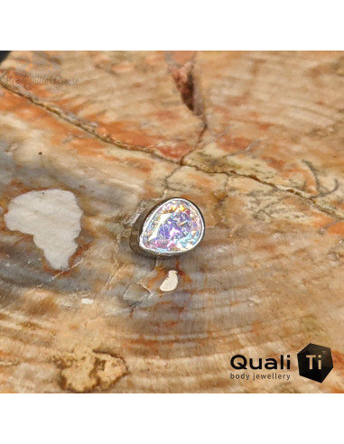 Goutte de zircon QualiTi en titane- pour 1 ou 1.2 mm