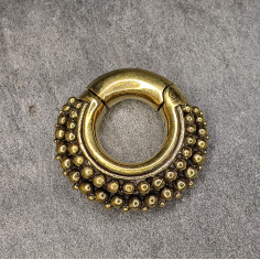 Paire de poids en bronze , fermeture aimantée