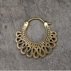 Paire de boucles d'oreilles en bronze