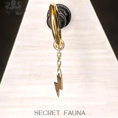 'The rayo' charme en or jaune 14 carats -Secret Fauna