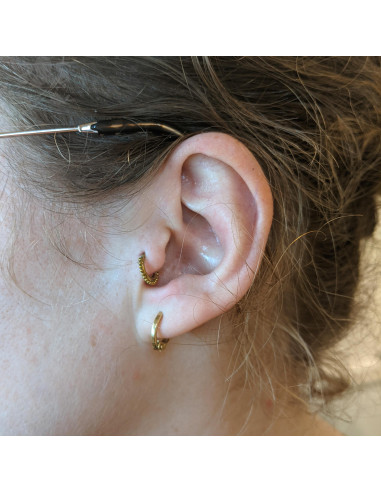 Anneau segmenté en titane, ouverture facile