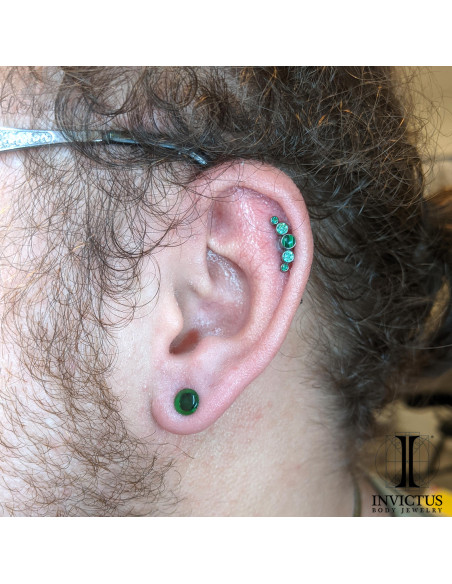 Plug Gorilla Glass Vert Emeraude