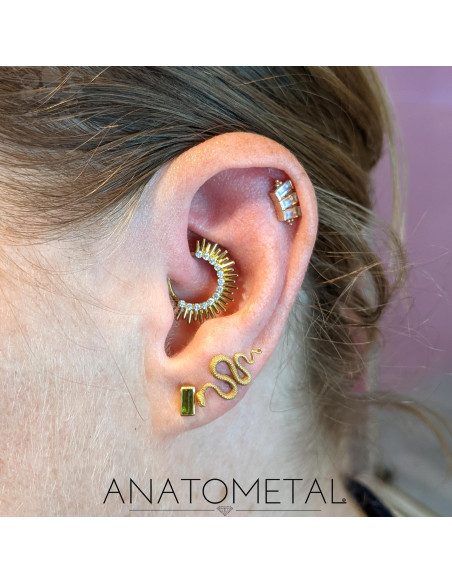 Accessoire Serpent ANATOMETAL Maxi en or jaune 18 carats pour 1.6 mm