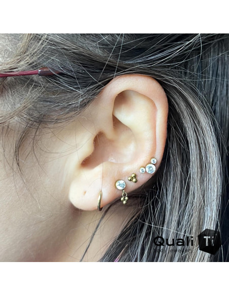 Trio de billes QualiTi en titane - pour 1 ou 1.2 mm