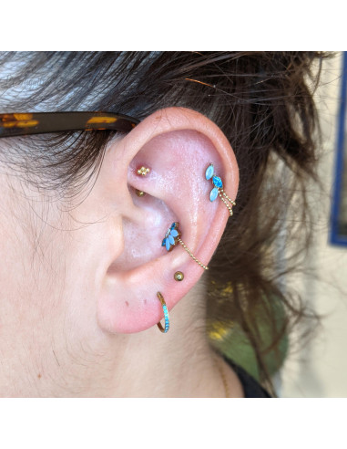 Accessoire en or jaune 18 carats Threadless