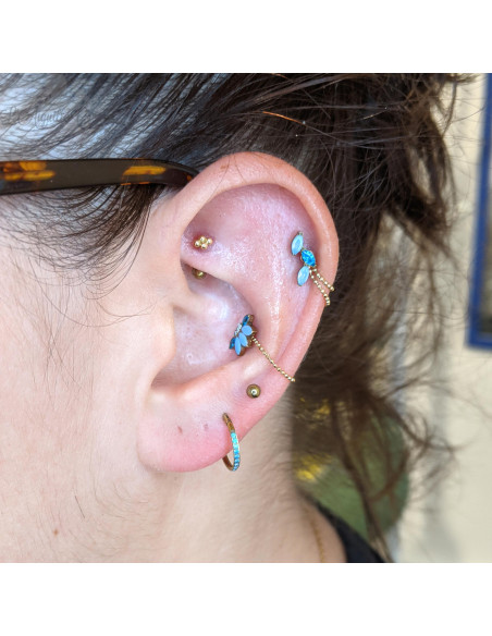 Accessoire en or jaune 18 carats Threadless