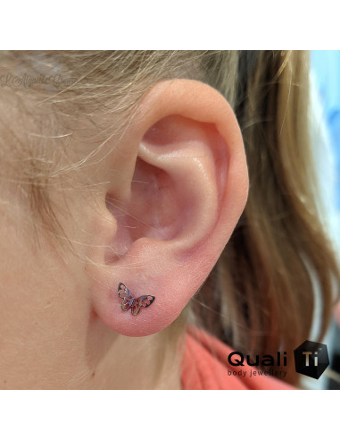 Papillon QualiTi en titane , pour 1 ou 1.2 mm
