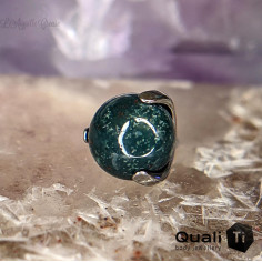 Accessoire QualiTi en titane & Dark Bloodstone de 4 mm , pour 1.6 mm