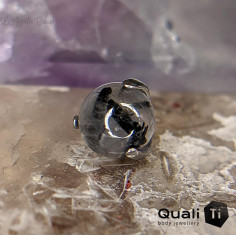 Accessoire QualiTi en titane & Quartz tourmaline de 4 mm , pour 1.6 mm