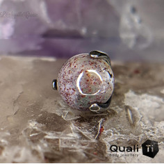 Accessoire QualiTi en titane & Dark Bloodstone de 4 mm , pour 1.6 mm 2