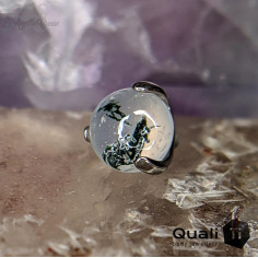 Accessoire QualiTi en titane & agate mousse de 4 mm , pour 1.6 mm