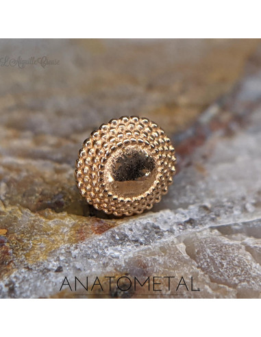 'Hera' en or rose 18 carats ANATOMETAL Threadless