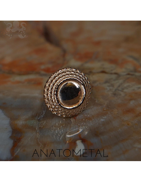 'Hera' en or rose 18 carats ANATOMETAL Threadless