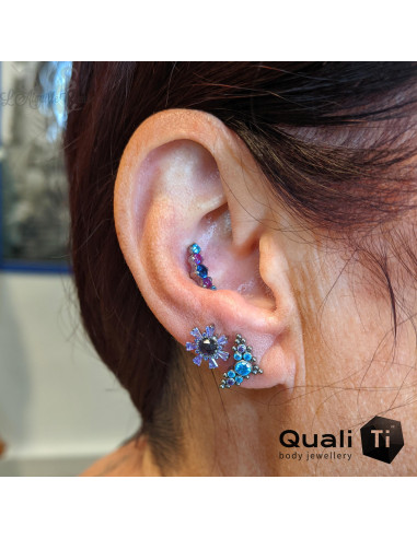 Cluster QualiTi en titane et zircons premiums, pour 1 ou 1.2 mm