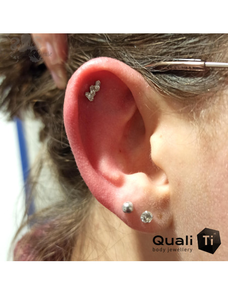 Cluster QualiTi en titane & zircons - pour 1 ou 1.2 mm