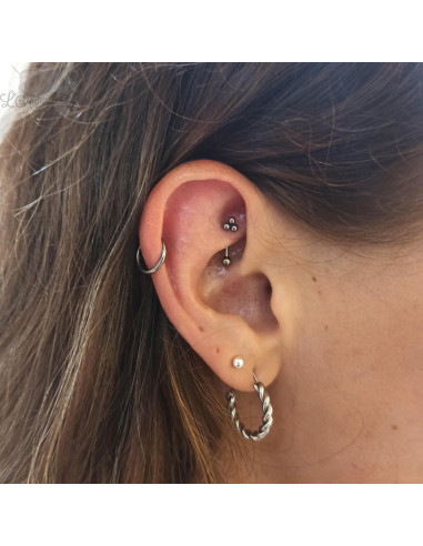 Micro banane en titane - pas de vis interne