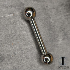Barbell Invictus gros diamètre 2,5mm et 3mm, pas de vis interne