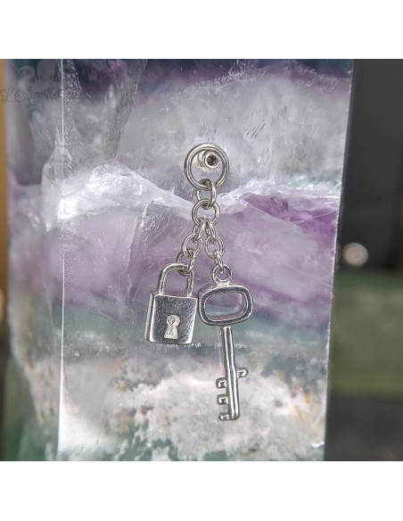 Charm clef et cadenas