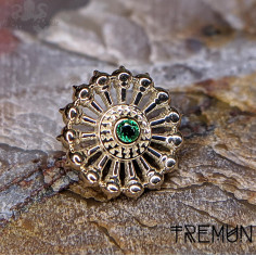 Minerva en Or 14 carats Invictus et pierre fine, pour bijou en 1.6 mm