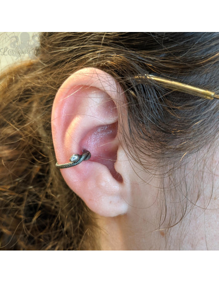 Anneau segmenté serpent, ouverture facile