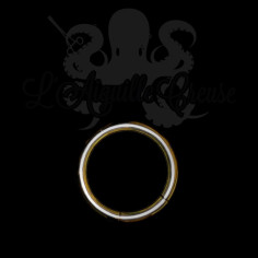 Anneau segmenté en or jaune 14 carats  2