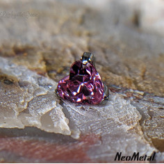 Coeur de zircon en titane Threadless - Neometal 2