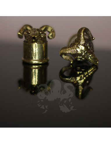 Plug en Bronze tête de bouc